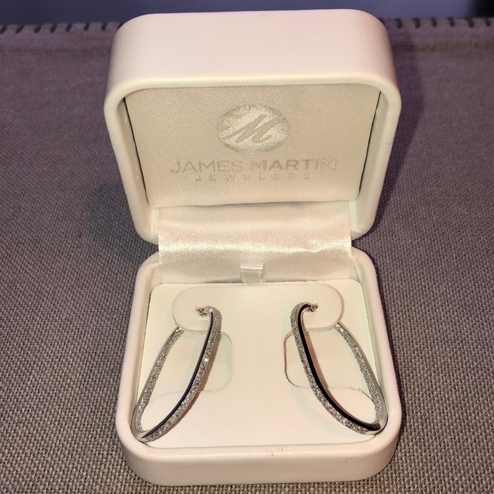 Silver earrings